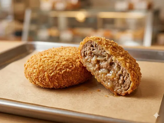 Menchi Katsu (Minced Meat Cutlet)