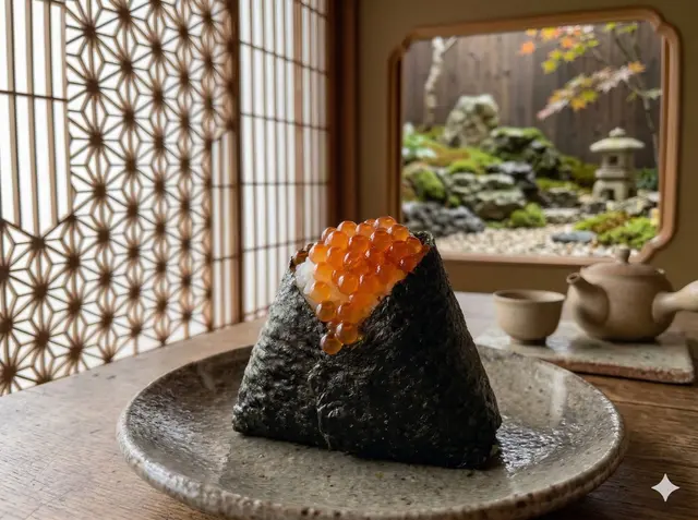 Ikura Onigiri (Salmon Roe)