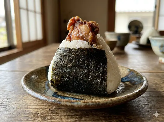 Karaage Onigiri (Fried Chicken)