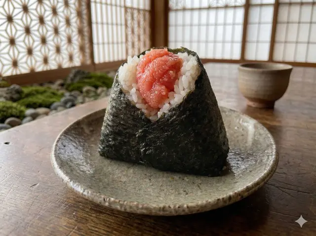 Mentaiko Onigiri (Spicy Cod Roe)