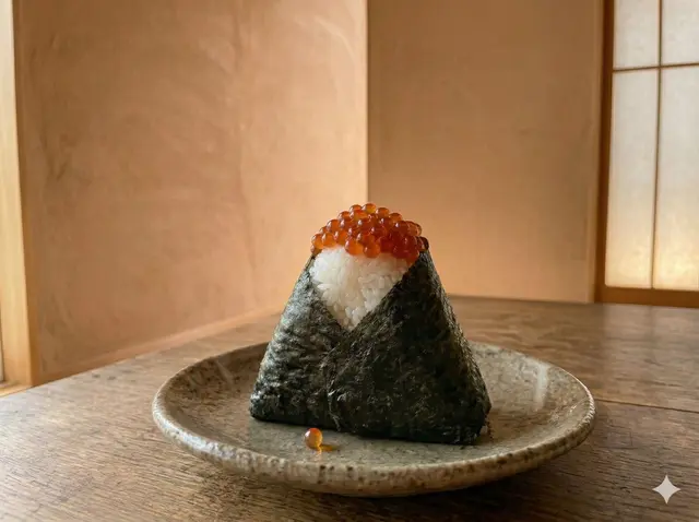 Sujiko Onigiri (Salmon Roe Sac)