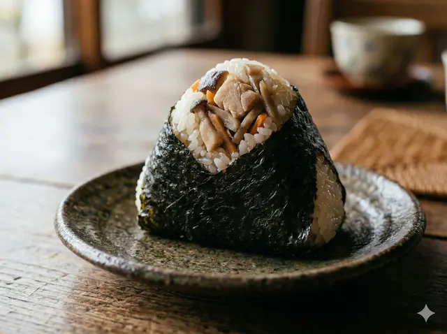 Tori Gomoku Onigiri (Mixed Rice with Chicken)