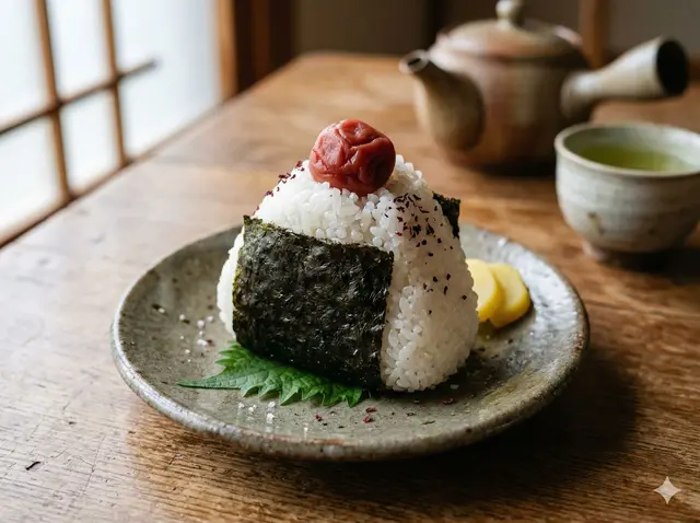 Umeboshi Onigiri (Pickled Plum)