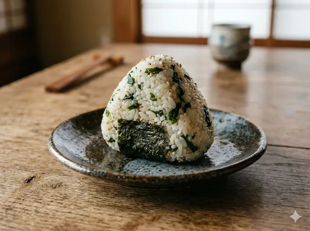 Wakame Onigiri (Seaweed Rice Ball)