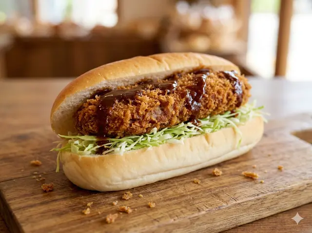 Menchi Katsu Pan (Minced Cutlet Bread)