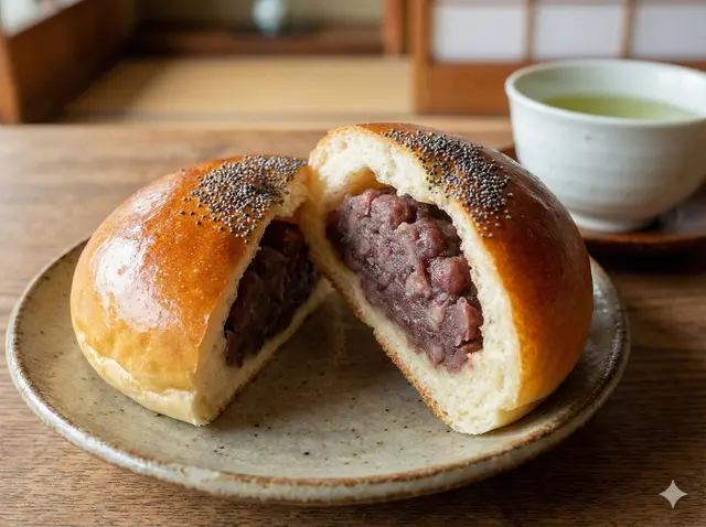 Anpan (Red Bean Bread)