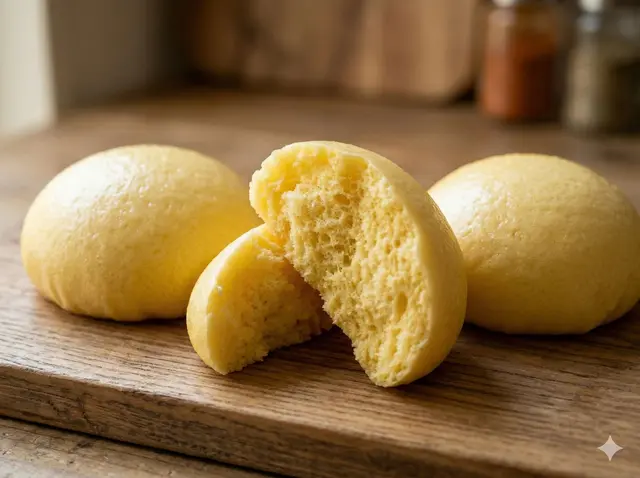 Mushi Pan (Steamed Sweet Bread)